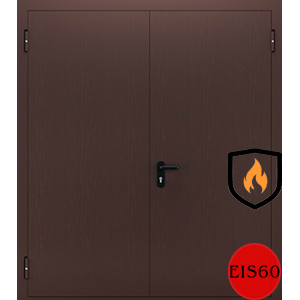 двупольная огнеупорная дверь